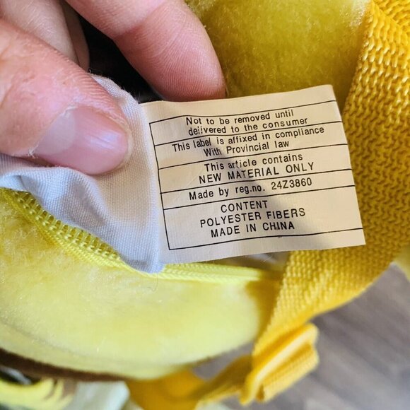 Vintage 1999 Pokemon Pikachu Backpack Fat 12" Plush by Nintendo RARE - Picture 11 of 13